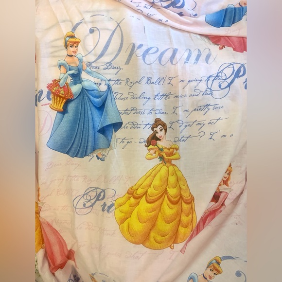 Vintage Disney princesses dear diary twin sheet set,
flat sheet and fitted sheet - Picture 10 of 15